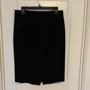Elegant Ann Taylor Black Pencil Skirt